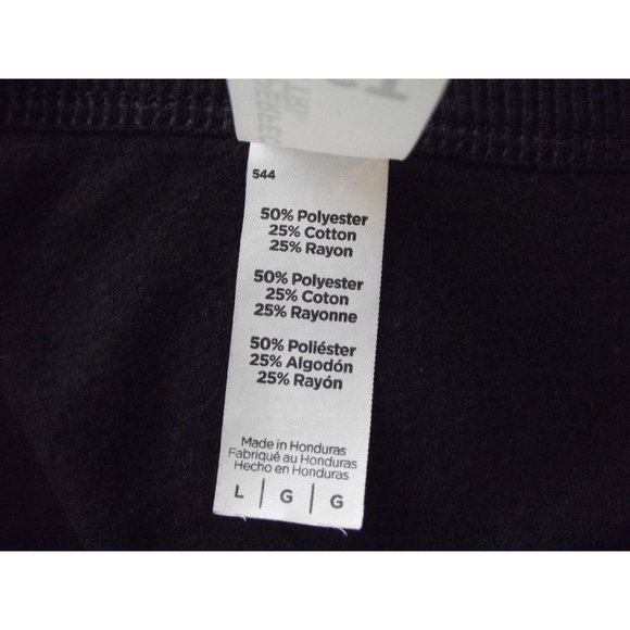 Tank Top Womens Sz Large Works Out But Clearly Loves Tacos -District Perfect Tri - Picture 9 of 9